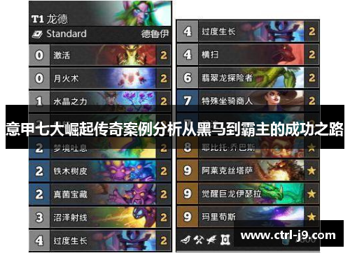 意甲七大崛起传奇案例分析从黑马到霸主的成功之路 意甲七大崛起传奇案例分析从黑马到霸主的成功之路