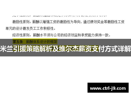 米兰引援策略解析及维尔杰薪资支付方式详解
